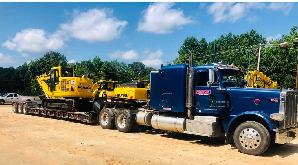 Thomas Trucking RGN Equipment Heavy Haul